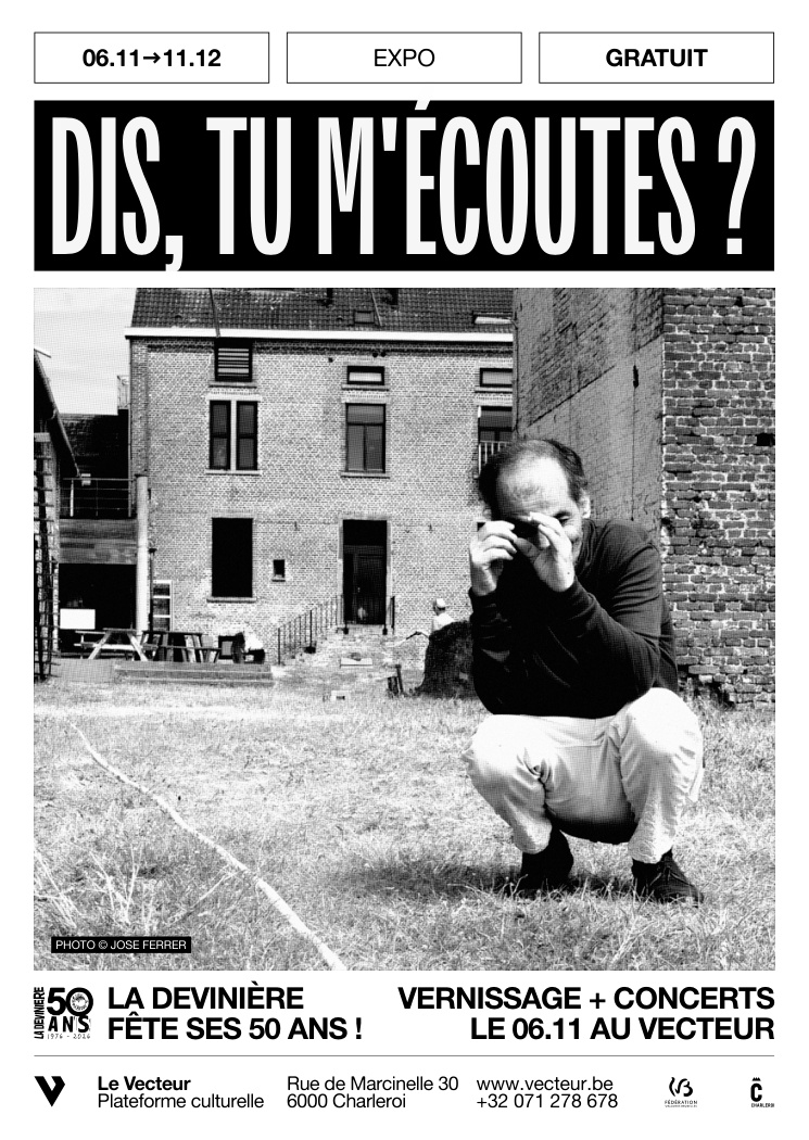 Affiche — Dis tu m'écoutes ?